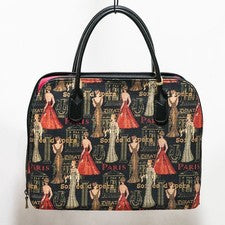 Bolso de mano/bolso de hombro parisino vintage nuevo con etiquetas Royal Tapisserie "Soirée d'Opéra"