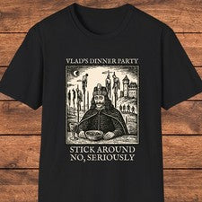 Camisa Vlad el Empalador, Camiseta Gótica Medieval, Camiseta Humor Oscuro, Arte Vampiro