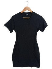 Vestido sudadera mujer 4F algodón negro talla 34 casual minimalista