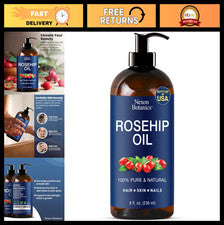 Aceite de rosa mosqueta 8 fl oz para rostro - cuidado natural de la piel, Gua Sha y aceite de masaje