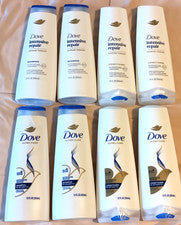 Champú y acondicionador reparador intensivo del cabello Dove Ultra Care 12 oz lote de 8 #6264