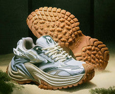 OGR Rattlesnake 3D Senderismo Sendero Caminar Tenis Gruesos Zapatos Marrón Tostado Para hombres 9.5=12