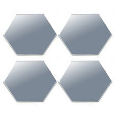 24 piezas pegatinas de pared hexagonales espejo 3D extraíbles arte calcomanía decoración del hogar mural hágalo usted mi