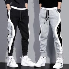 Pantalones Deportivos Largos Para Hombres Chándal De Correr Culturismo Moda Gimnasio