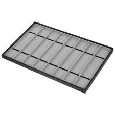 Bandeja organizadora duradera con vitrina de reloj de múltiples ranuras para hombres y mujeres