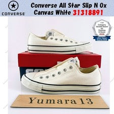Converse All Star Slip N Ox Lona Blanco 31318891 Hombres Talla