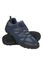 Mountain Warehouse Para hombres Zapatos para Caminar al Aire Libre Cómodos Gamuza Malla Calzado Superior