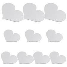 20 piezas pegatinas de pared con espejo de corazón calcomanías acrílicas plateadas decoración del hogar