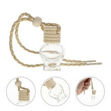Difusor de aceite esencial de aromaterapia colgante colgante botella de perfume de coche de 10 piezas