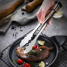 Manejo seguro acero inoxidable K??alicates de cocina para asar cocinar barbacoa