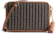 Nuevo Bolso Bandolera Michael Kors Para Mujer Jet Set Charm Signature Med Cámara Marrón
