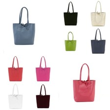 Bolso de Mano de Cuero Italiano para Damas Bolso de Hombro Grande Shopper Reino Unido
