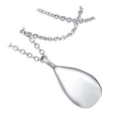 Collar de perfume de acero titanio difusor de aromaterapia joyería para mujer