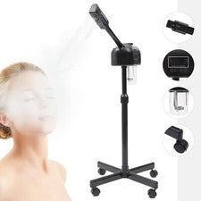 Gesichtssauna Dampfgerät Schwarz 118A Mit Ozon Für Porentiefe Hautpflege 220V