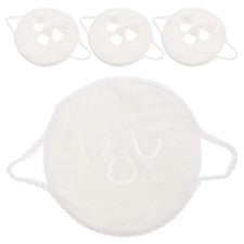 4 piezas Toalla Facial Mascarilla Coral Vellón Caliente Frío Compresa Spa Toallas para el Cuidado de la Piel