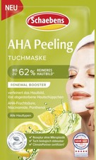 Máscara de tela exfoliante AHA RENEWAL BOOSTER, refina la apariencia de la piel, disuelve...