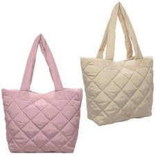 Mujer Acolchado Bolso Bandolera Playa Damas Bolso Moda Tote