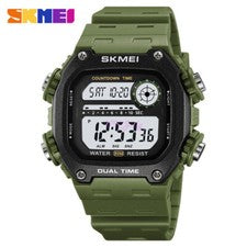 Nuevo - SKMEI Reloj Hombre LED Relojes Rectángulo Reloj Pulsera para Niños Reloj Deportivo