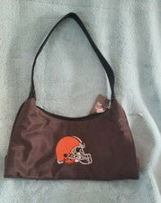 Bolso de mano NFL Cleveland Browns estilo 33 para mujer