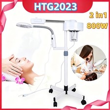 Vaporizador facial 800 W 2 en 1 vaporizador aparato de vapor 5 luces lupa estudio de cosméticos SPA