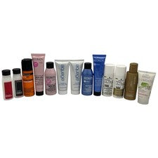 Lote de cuidado capilar tamaño viaje salón Redken Joico Aquage Wella