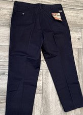 Pantalones Lee 40x30 Resistentes a Manchas Calce Relajado Azul Marino Oscuro Estilo Chino Carrera Informal