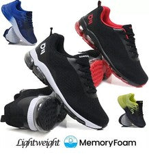 ZAPATOS DEPORTIVOS INFORMALES DE ESPUMA VISCOELÁSTICA PARA HOMBRES CAMINAR CORRER TROTAR DEPORTES GIMNASIO TALLA