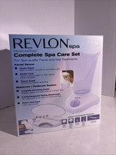Revlon Spa-MoistureStay-Cuidado completo de spa-Sauna facial, juego de manicura/pedicura