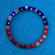 Bisel de aluminio de 37,5 mm con bisel de reloj para reparación de reloj accesorio de actualización