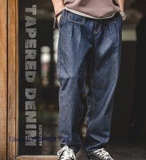 Pantalones de mezclilla para hombre Gurkha pantalones informales vintage cintura alta estilo británico