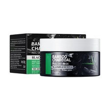 Mascarilla facial despegable de bambú al carbón para mujeres para el cuidado de la piel 1 pieza hidratante