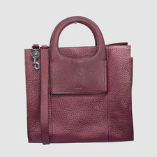 Bolso de Mano Grande de Cuero VINCE CAMUTO Para Mujer Bandolera Correa Cinabrio
