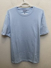 NUEVO Porter & Ash Hombre XL Azul Claro Performance Camiseta Cuello Redondo Camiseta Nueva con Etiquetas