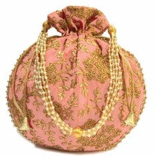Bolso De Mano Tradicional Étnico De Seda Potli Batwa Para Mujeres Y Niñas
