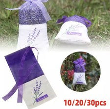 Bolsas de lavanda, sobres vacíos de muselina con cintas, 10/20/30 piezas, entrega gratuita