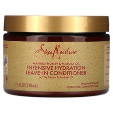 Acondicionador sin enjuague de hidratación intensiva, miel de Manuka y aceite de Mafura, extra seco,