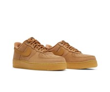 Nike Air Force 1 Bajo Lino Trigo Lote Zapatos Entrenadores Tenis Deportes Gimnasio Zapatos