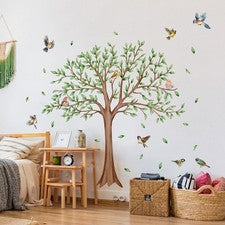 Juego de 3 piezas calcomanías decoración del hogar árbol pegatinas de pared rama arte de pared material PVC