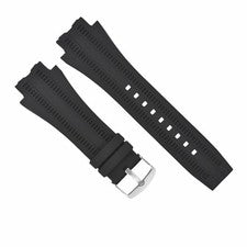 CORREA RELOJ BUZO GOMA 22MM PARA RELOJ PORSCHE DIVER P6620 NEGRO