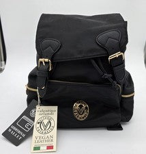Mochila Nueva Valentino Orlandi Nylon y Cartera a Juego Nuevo con Etiquetas Artículo #0020
