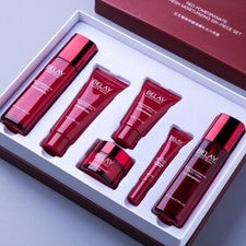 Set de cuidado de la piel hidratante limpiador facial esencia facial granada roja cuidado de la piel