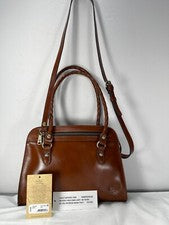 PATRICIA NASH MILAN ITALIA - IMPECABLE NUEVO CON ETIQUETAS $249.00 CUERO SUAVE ITALIANO FINO TOSTADO
