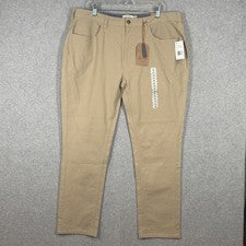 Pantalones de senderismo nuevos con etiquetas impermeables vintage informales para hombre al aire libre 5 bolsillos tall