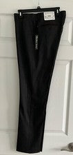 Pantalón de plumón ajustado de cachemira y gris para hombre 34" x 32" estilo 5963P