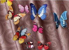 NUEVO 12 piezas MAG 3D Mariposa Calcomanía Pegatinas de Pared Hogar Hágalo Usted Mismo Arte Decoración Habitación de Niñ
