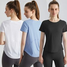 Para mujeres Ropa Activa Ejercicio Correr Senderismo Prendas para el torso Camisa Calce Seco Ropa de Entrenamiento