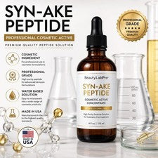 Solución de péptido Syn-Ake 4 oz ingrediente activo cosmético de alta pureza EE. UU.