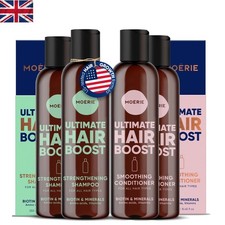 Set de champú y acondicionador para el crecimiento del cabello Biotin - Solución espesante natural
