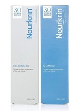Champú y acondicionador Nourkrin 150 ml cada uno - cuidado del cabello recuperación crecimiento nuevo en caja