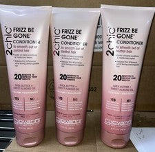 Paquete de 3 productos para el cuidado del cabello Giovanni 2chic-acondicionador - manteca de karité-almendra-8,5 fl
